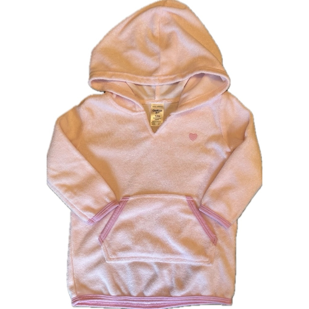 Oshkosh B’Gosh Swim Terry Cloth Pullover Coverup for Baby Toddler Girl